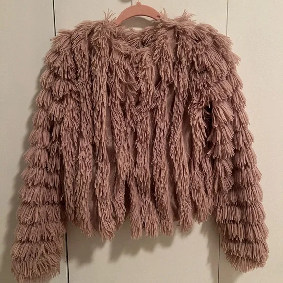 Chelsea28 shaggy faux fur jacket - Picture 2 of 4